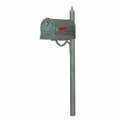 Special Lite Savannah Curbside with Richland Mailbox Post, Verde Green SCS-1014_SPK-679-VG